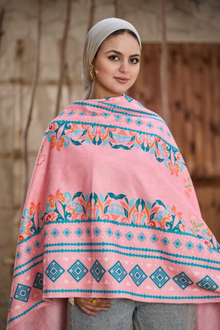 Rosewood Echo Winter Shawl
