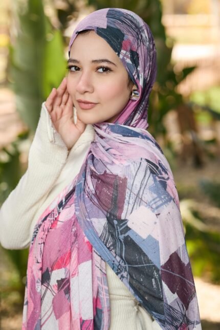 Lilac Drift Comfort Scarf
