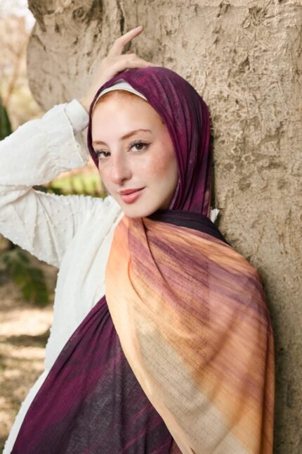 Sunset Bloom Comfort Scarf