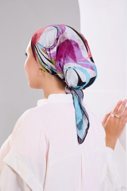 Velora Twist Square Scarf
