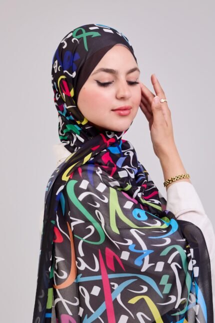 Echoes of Ink – Noir Edition Scarf